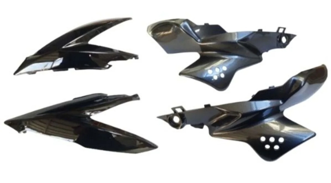 ست فلاپ کنار کله چراغ همراه با فلاپ زیر چراغ Zontes N2n 230cc | فلاپ چراغ زونتس N2n